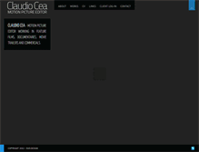 Tablet Screenshot of claudiocea.com